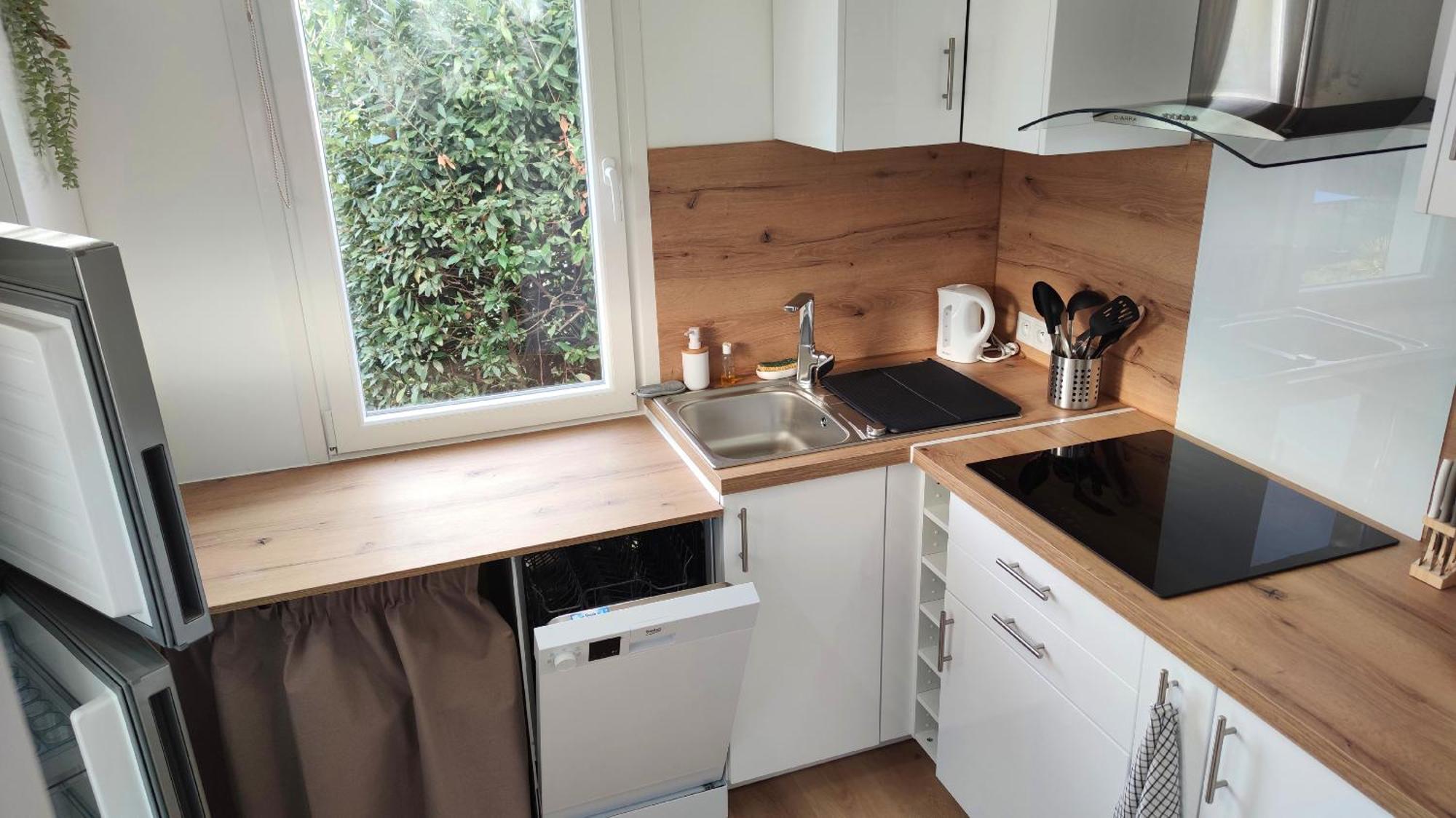 The Little Oak - Tiny House With Bed On Mezzanine & Terrace - From 1 To 4 P Disney, Paris & Cdg Pomponne Exterior photo